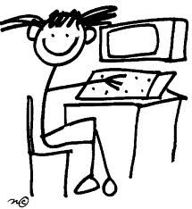 computer girl stick
