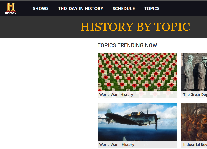 History