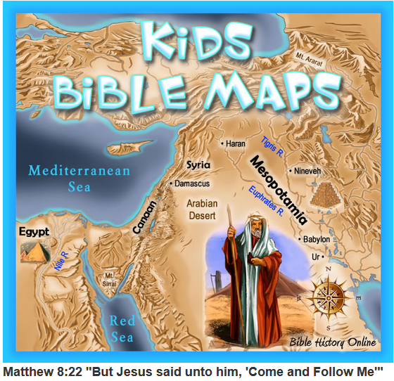 Kids Bible Maps